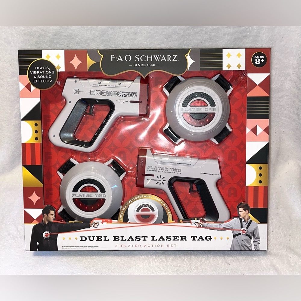 🆕 FAO Schwarz Duel Blast Laser Tag